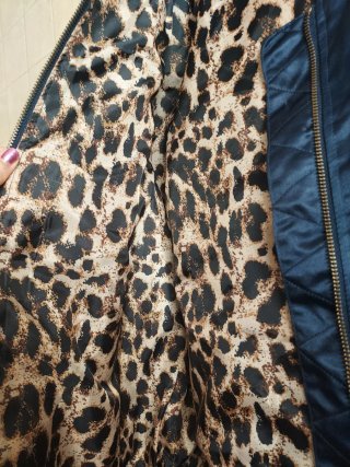 Chaqueta Bomber Azul Eléctrico
