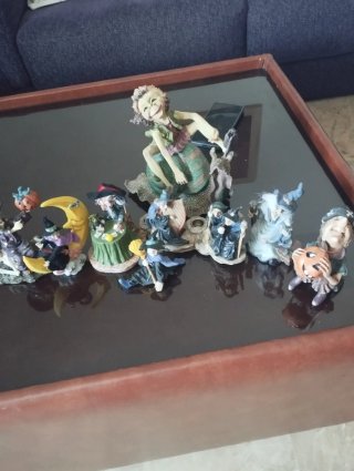 Conjunto de brujitas decorativas