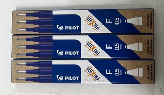 9 Recambios Pilot FriXion Ball 0.5 mm Azul