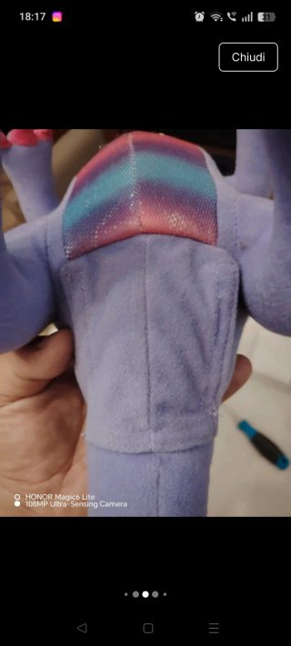 Peluche Drago Barbie Rapunzel