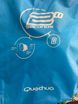 Tienda campaña Quechua 2 Seconds Azul