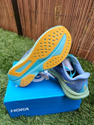 Hoka Mach 6 Zapatillas Running Azul/Verde