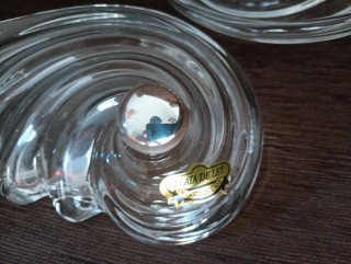 Bombonera de cristal tallado