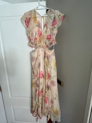 Vestido Zara floral talla S