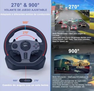 Volante Gaming PXN V9 Racing Wheel