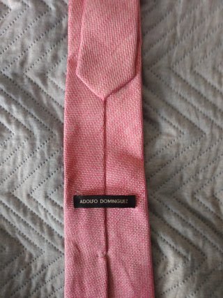Corbata Adolfo Dominguez Rosa/Roja