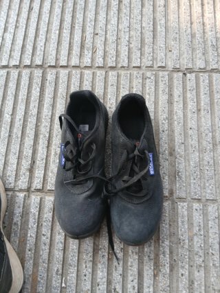 Zapatos de seguridad Sparco negros y azules