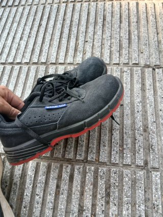 Zapatos de seguridad Sparco negros y azules