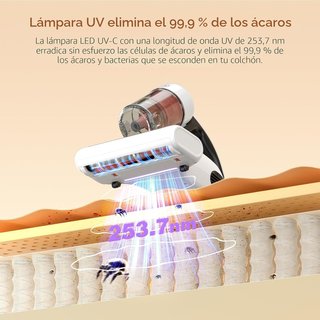 JIGOO J200 Aspirador de Ácaros