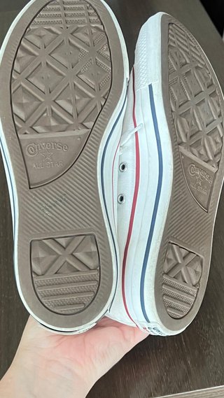 Converse All Star Altas Blancas Talla 39.5