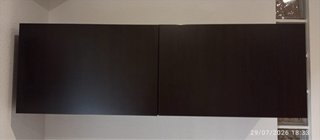 Mueble TV negro y gris