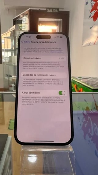 iPhone 14 Pro 128GB Gris Batería 83%