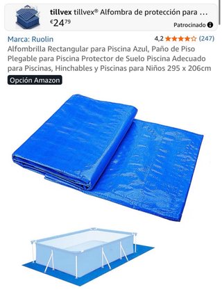 Piscina Desmontable Intex 260x160x65cm