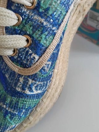 Zapatillas esparto plataforma 4cm
