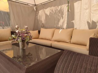 Conjunto Ratan Natural Jardín Premium XXL
