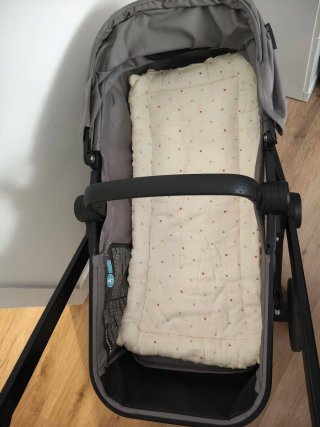 Carrito de bebé gris Kinderkraft Newly 3 en 1