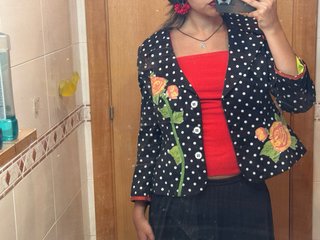 Blazer D'ORSAY lunares con rosas