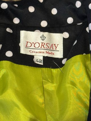 Blazer D'ORSAY lunares con rosas