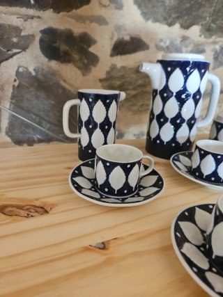 Juego cafe porcelana castro sargadelos f/73