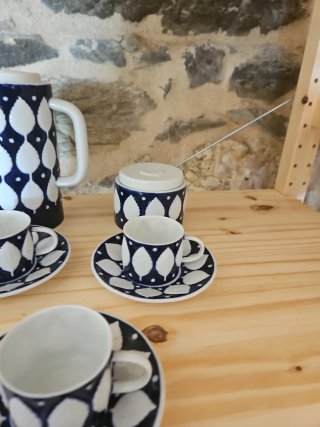 Juego cafe porcelana castro sargadelos f/73