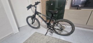 Bicicleta Rockrider ST500 20 Negra