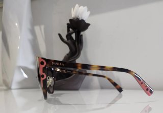 Occhiali da Sole Furla Tortora/Rosa Mai Usati