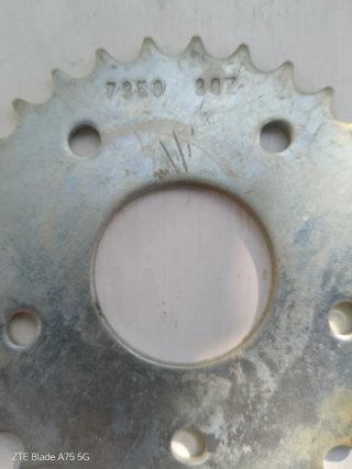 Plato de cadena para moto