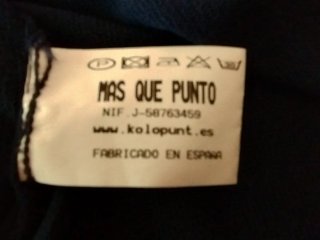 Chaqueta de punto azul marino