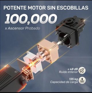 Sofá Eléctrico Reclinable Azul