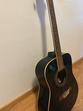 Guitarra Acústica Ibanez Negra