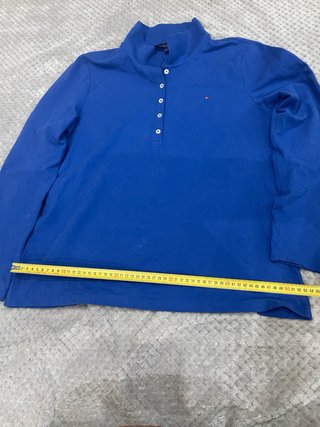 Tommy Hilfiger Vintage 90s Y2K Polo Manga Larga Az