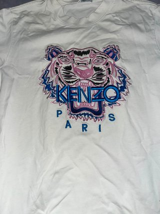 Camiseta Kenzo Tiger Paris Blanca