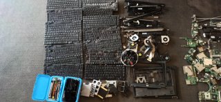 Lote de piezas ordenador portátil laptop HP casi r