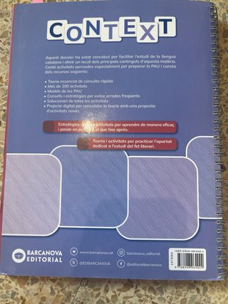 libro de catalán 2º bachillerato