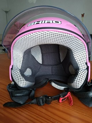 Casco Jet Rosa SHIRO
