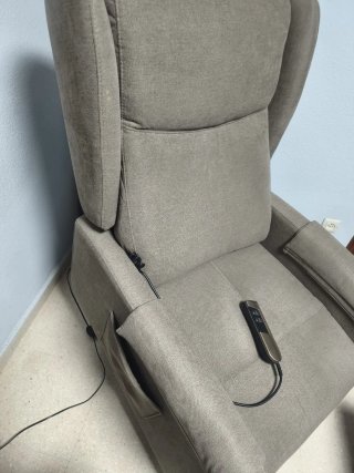Sillón elevador eléctrico tela
