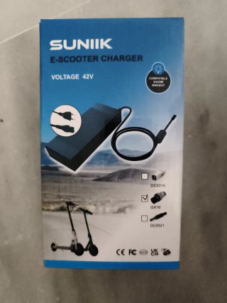 Cargador E-Scooter SUNIIK 42V GX16