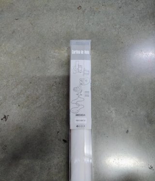 Cortina enrollable blanca