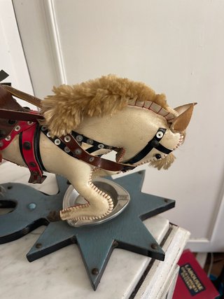 Cenicero vintage caballo vaquero