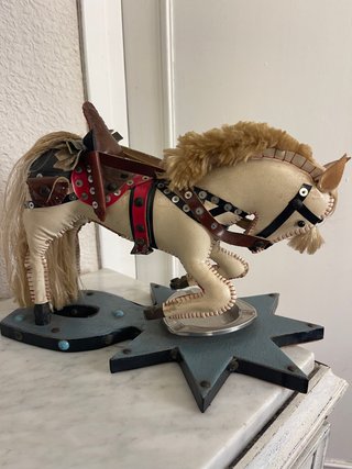 Cenicero vintage caballo vaquero