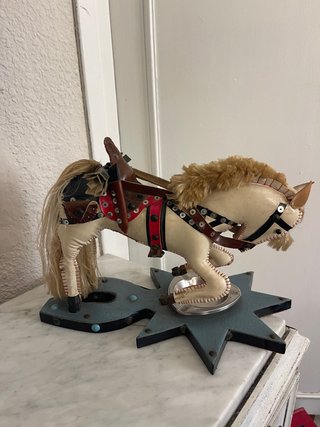 Cenicero vintage caballo vaquero