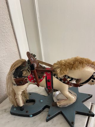 Cenicero vintage caballo vaquero