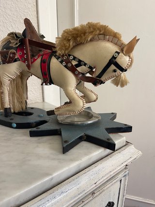 Cenicero vintage caballo vaquero