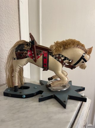 Cenicero vintage caballo vaquero