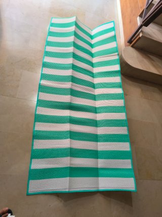 Esterilla de playa con asas ,