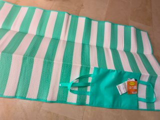 Esterilla de playa con asas ,