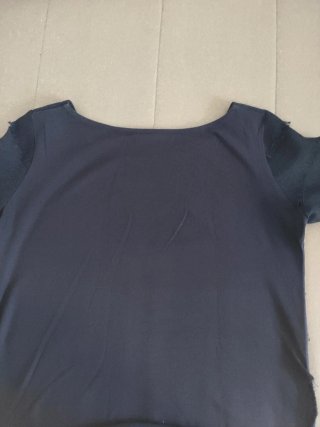 Blusa Zara Basic Negra Talla S