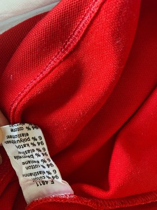 T-shirt Lacoste Donna Rossa Taglia 42