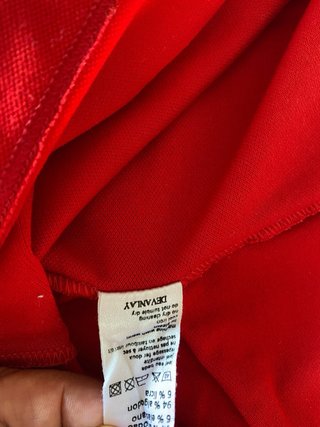 T-shirt Lacoste Donna Rossa Taglia 42