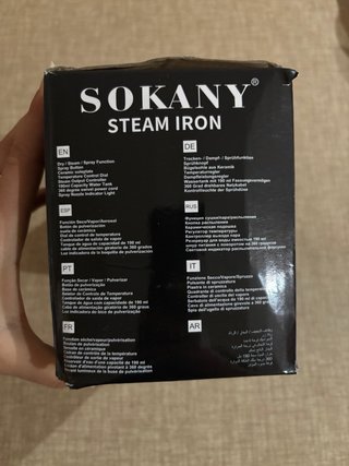 Plancha de vapor SOKANY PerfectCare 1600W